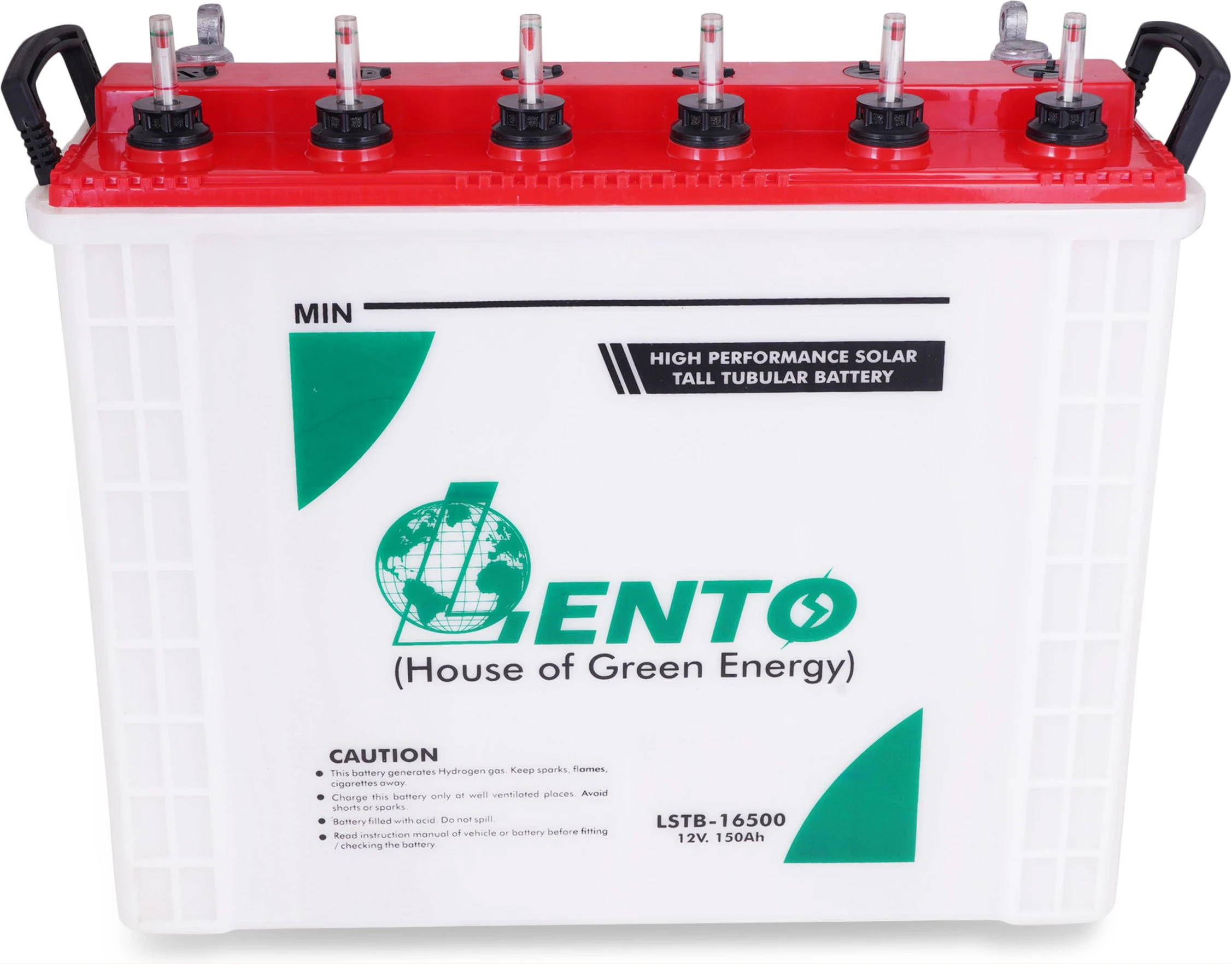 Lento 100AH, 12 Volts Lead Acid Tubular Solar Battery - Made in India