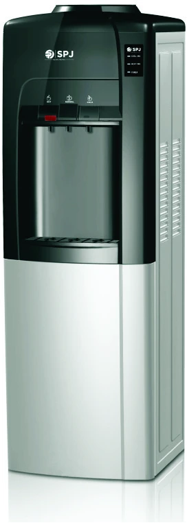 SPJ Water Dispenser WDBLR-CN003, Hot, Normal & Cold 3 Taps Free Standing - Grey