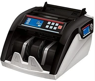 Bill Counter 5800 (Money Counting Machine) Counterfeit Detector - Black/White