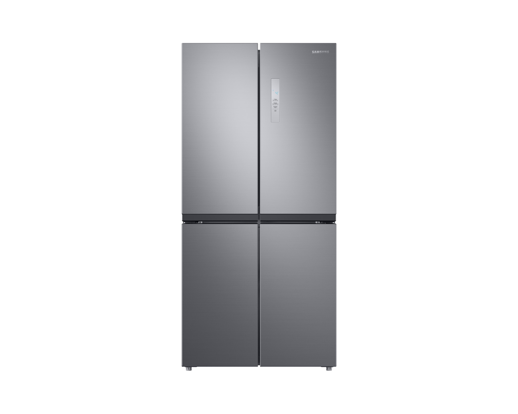 Samsung 511L French Door Refrigerator RF48A4000M9,  Twin Cooling Plus™, Digital Inverter Compressor, Power Cool - Silver