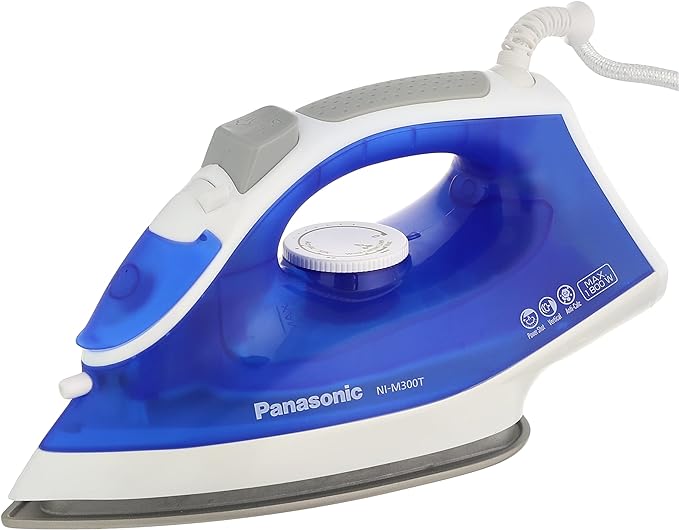 Panasonic Steam Iron, NI-M300TATH, 1800W, Spray, Vertical 80g Power Shot