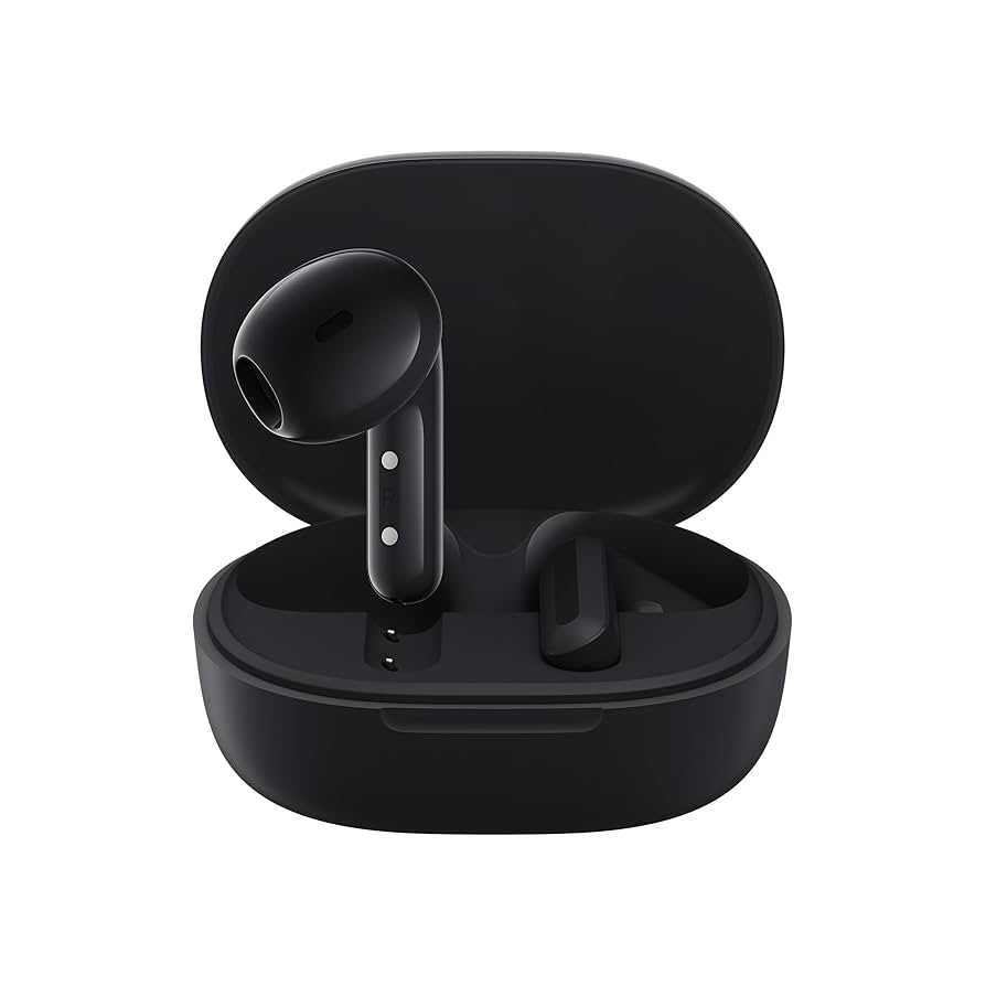 Xiaomi Redmi Buds 4 Lite TWS Wireless Earbuds, Bluetooth 5.3 Low-Latency Game Headset with AI Call Noise Cancelling, IP54 Waterproof, 20H Playtime, Lightweight Comfort Fit Headphones, Black
