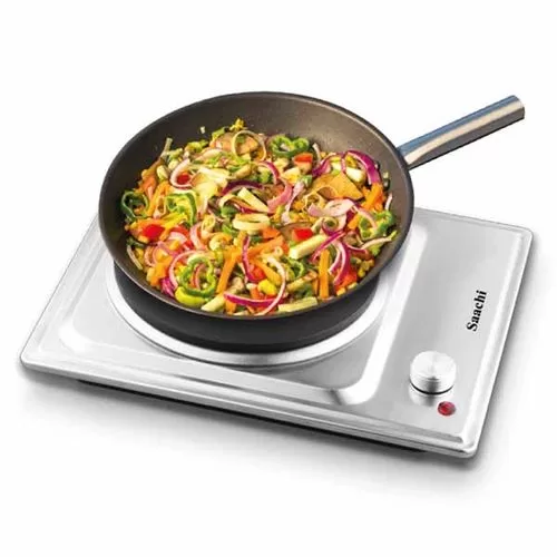 Saachi Single Hot Plate NL-HP-6220 - Silver