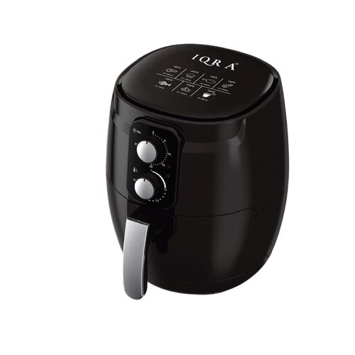 IQRA 3.6L Airfryer IQ-AF45M, Over Heating Protection, SS304 Heating Element, Temperature Upto 200C, Perfect Temperature Balance While Operating, 30 Minutes Timer