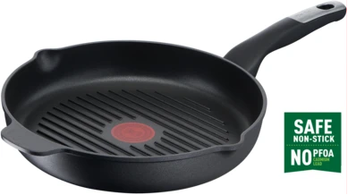 TEFAL Unlimited Grillpan 26cm E2294074 Frying Pan - Black