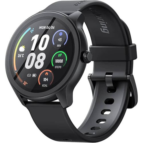 Oraimo Watch 2R Bluetooth Calling Smart Watch for Men and Women,1.39"HD Smart Fitness Watch with Stepping Meter Heart Rate Monitor,120+ Sports Modes & Quickly Reply SMS -Black