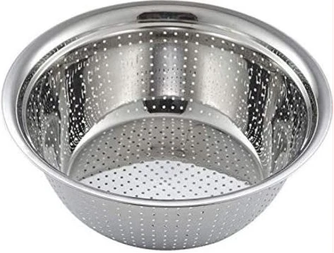 32Cm Rice, Vegetable Washing Strainer/Colander- Silver
