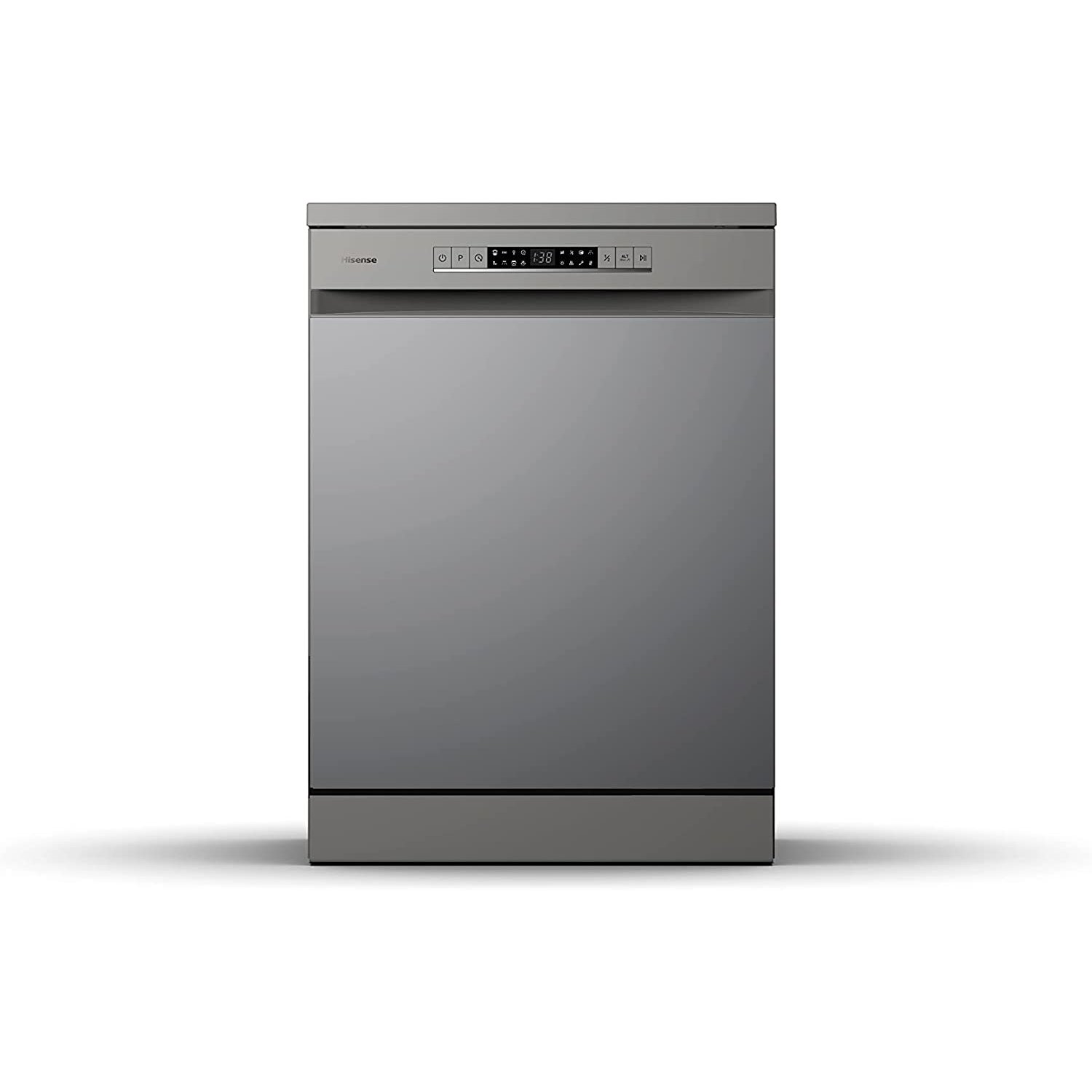 Hisense Dishwasher Free Standing 13 Place Setting With 8 Programs  - Grey (3YRs WRTY)