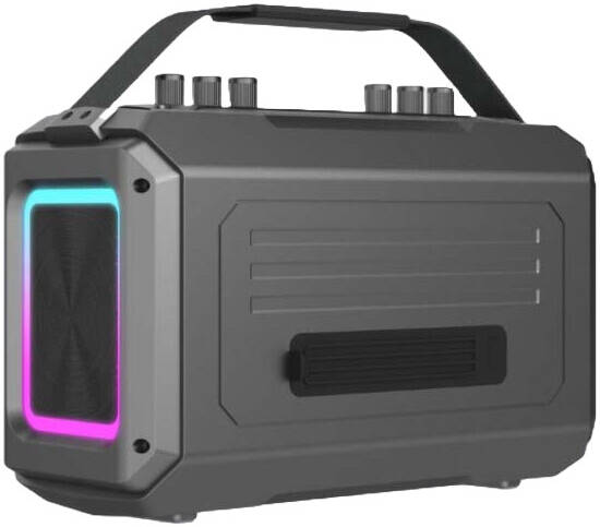 Monster Adventurer 1000 Portable Speaker, 2x 4" & 2x 1.25" Drivers, 10 Meters Transmission Range, Bluetooth 5.3, Up to 5.5 Hours Of Playtime, 4000mAh Capacity, Includes 1 Microphone, Black