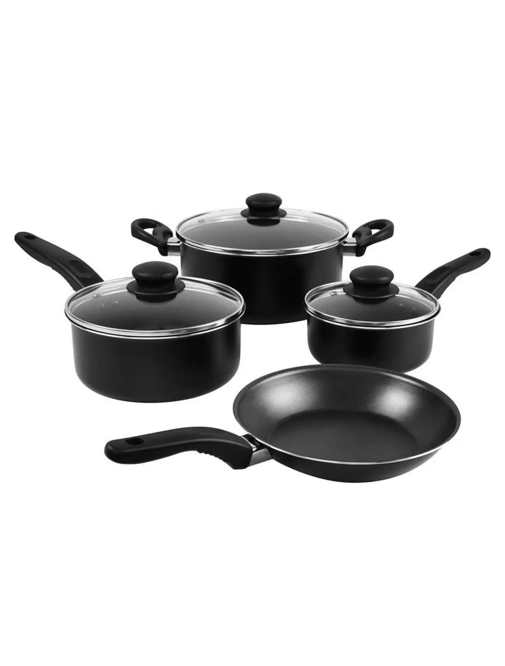 Decakila  7pc, Aluminum Cookware set, KMEP004B