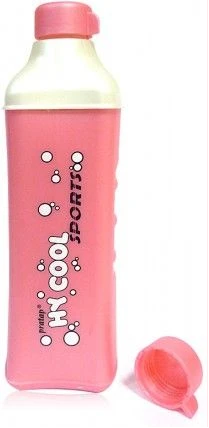 520ml Spillproof Square Insulated Sports Cycling School Water Bottle- Multi-colours