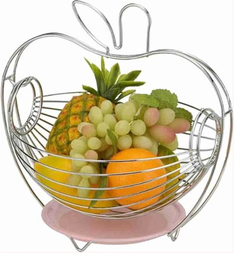 Swinging Vegetables & Fruit Basket Storage Bin For Dining Table- Multi-colour