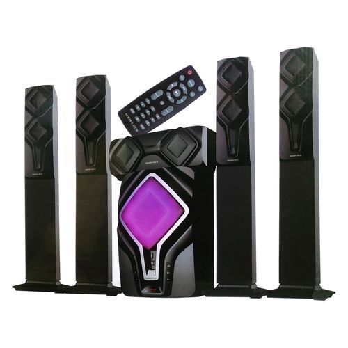 Golden Tech GT-703 5.1 Channel Multimedia Speaker System/Sub-woofer - Black