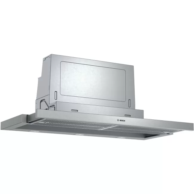 Bosch Series 4 90cm Telescopic Canopy Cooker Hood, Stainless Steel, DFS097A51B