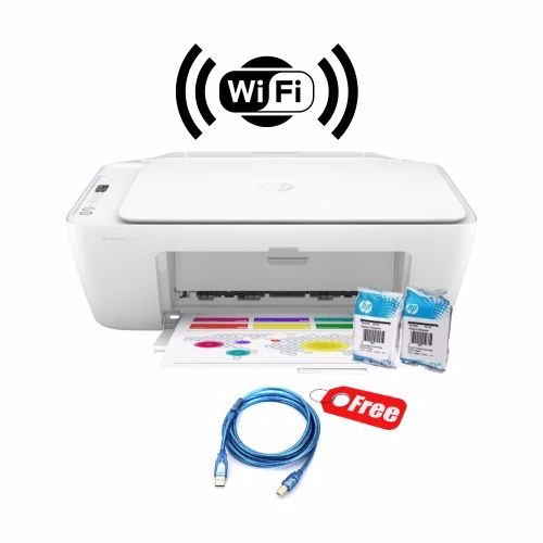 HP DeskJet 2710 Printer, All-in-One Colour Printer ( Print , Scan, Photocopy) With Wireless Printing - White