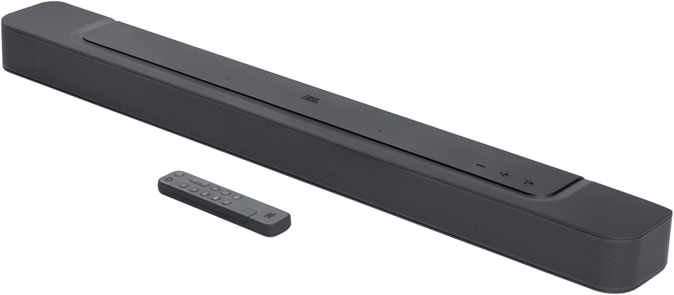 JBL Bar 300: 5.0-Channel, 260W, Compact All-in-one soundbar with MultiBeam™ and Dolby Atmos®, Black