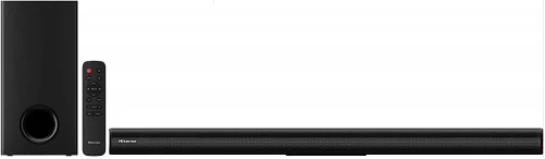 Hisense Sound Bar HS218 2.1ch; With Wireless Subwoofer, 200W, Powered by Dolby Audio, Roku TV ready, Bluetooth, HDMI ARC/Optical/AUX/USB, 3 EQ Mode Home Theatre System