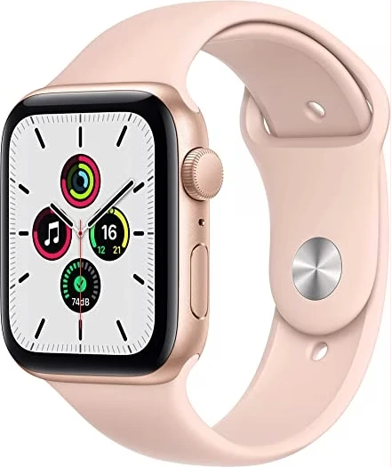 New Apple Watch SE (GPS, 40mm) - Gold Aluminium Case with Pink Sand Sport Band