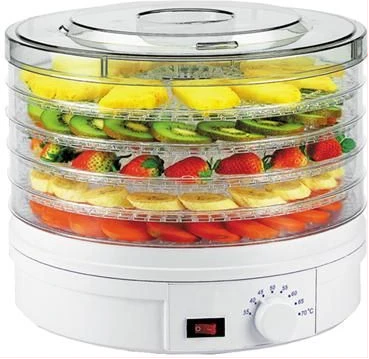 5 Layer Food Fruit Dehydrator Storage Machine - White.