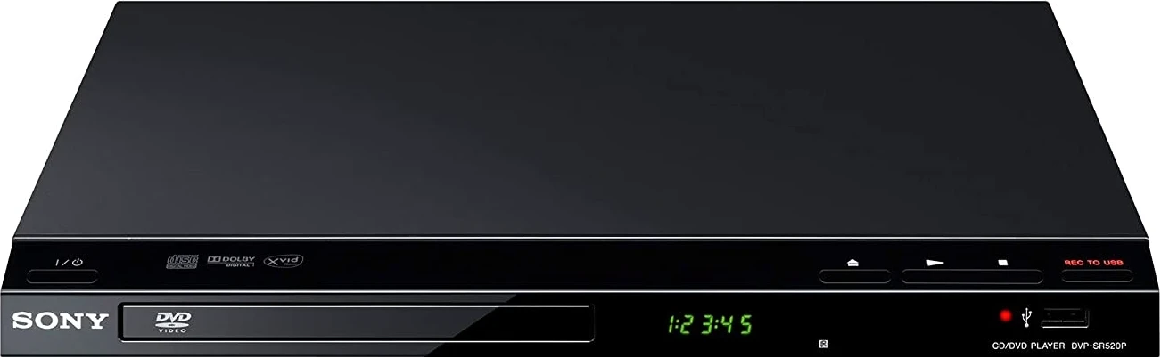 Sony DVD Player DVP-SR520P; Record & Multi-Format Playback - Black