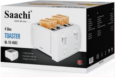 Saachi 4 Slice Toaster NL-TO-4563 - White