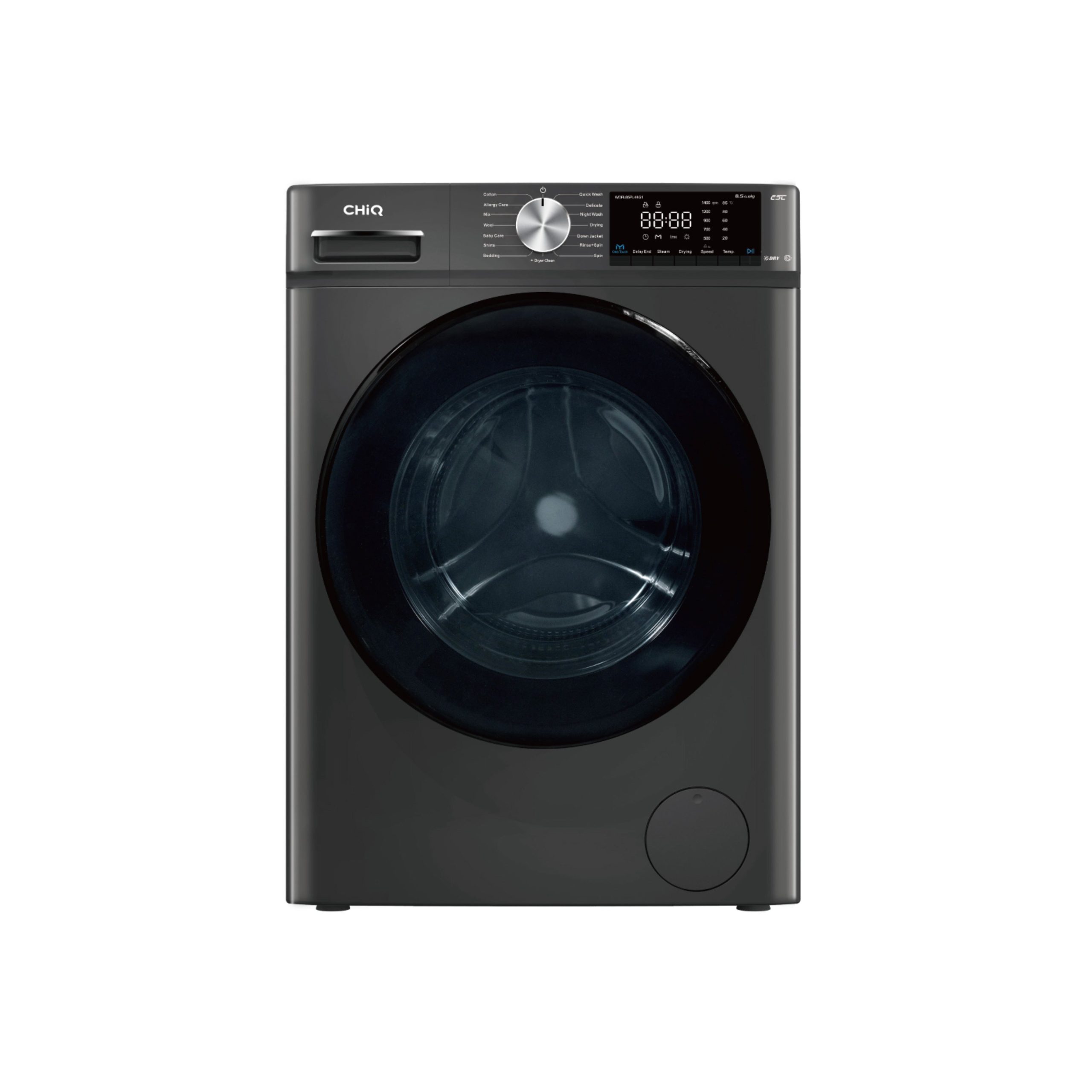 CHIQ 8kg / 5kg Washer & Dryer Front Loader Washing Maching CG80-14596BHSK3