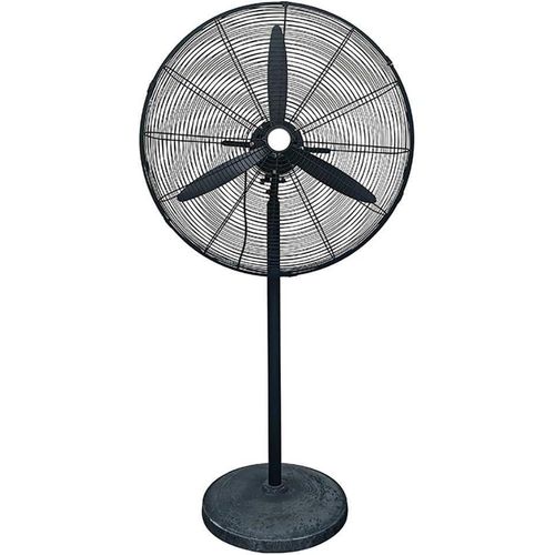 FS750 26inch/750MM 280W Copper Motor Industrial Electric Fan Factory Stand Floor Fan High Power Wind Fan With Shaker Column Fan Three Speed Industrial Fan Heavy Duty Metal - Black