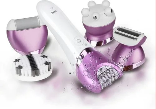 Dsp 6 In1 Skin Care Body Facial Shaving Messager Hair Callus Removal Eyebrows Kit, Color May Vary