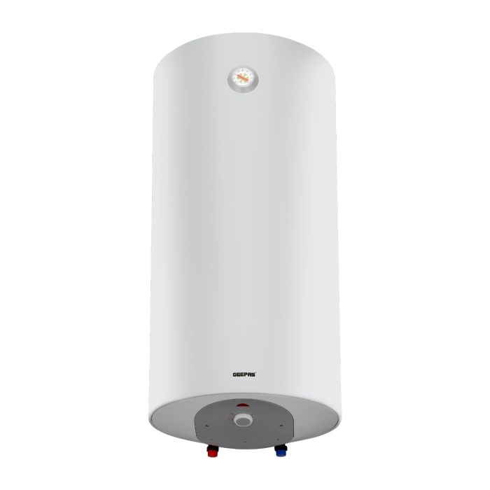Geepas 100 - Liter Electric Instant Water Heater 100 CVX - GSW61170/ Vertical Design, Instant Hot Water, For Bathroom, Shower, Faucet, Kitchen, Etc/ 15-75 Degree Celsius Temperature Range, Metal Body 