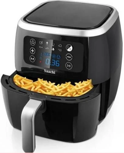 Saachi 7 Litres Air Fryer AF- 4777, Black and Silver