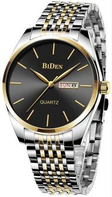Biden Dated And Analog Men's Stylish Watch - Silver