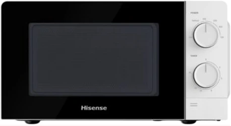 Hisense 20 - Litres Microwave Oven with a Mirror Door - Silver, Black