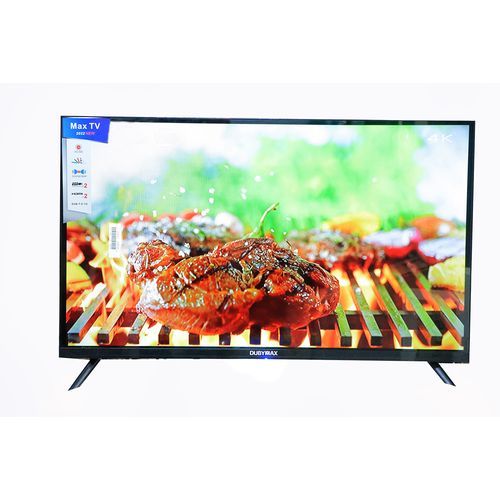 DUBYMAX 32″ Inch Semi Smart Digital Satellite Tv Frameless, YouTube, Mira Cast – Black