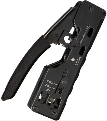 Modular Plug Crimper Crimping Tool Networking Tool - Black