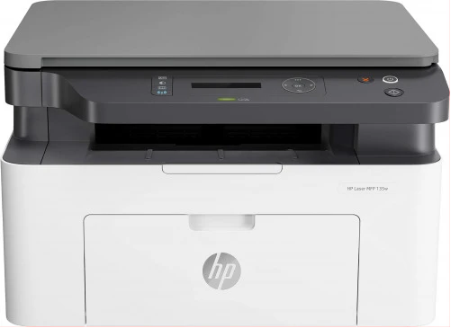 HP 135W Printer, Multifunction All in One Laser Printer - White