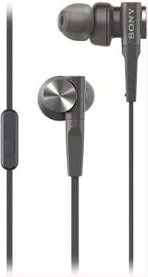 Sony MDRXB55AP Extra Bass Earbud Headphones/Headset with Mic (Black)