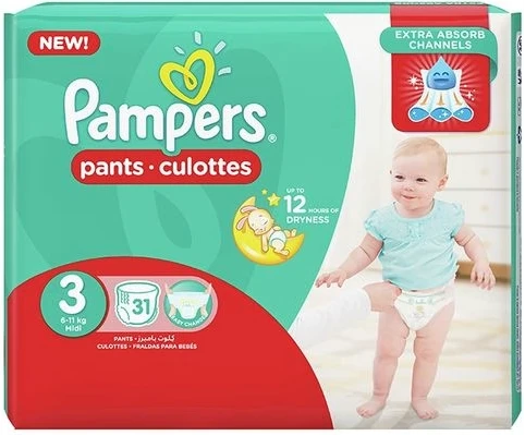 Pampers Pants S3 (11 - 16Kg) – 31pcs