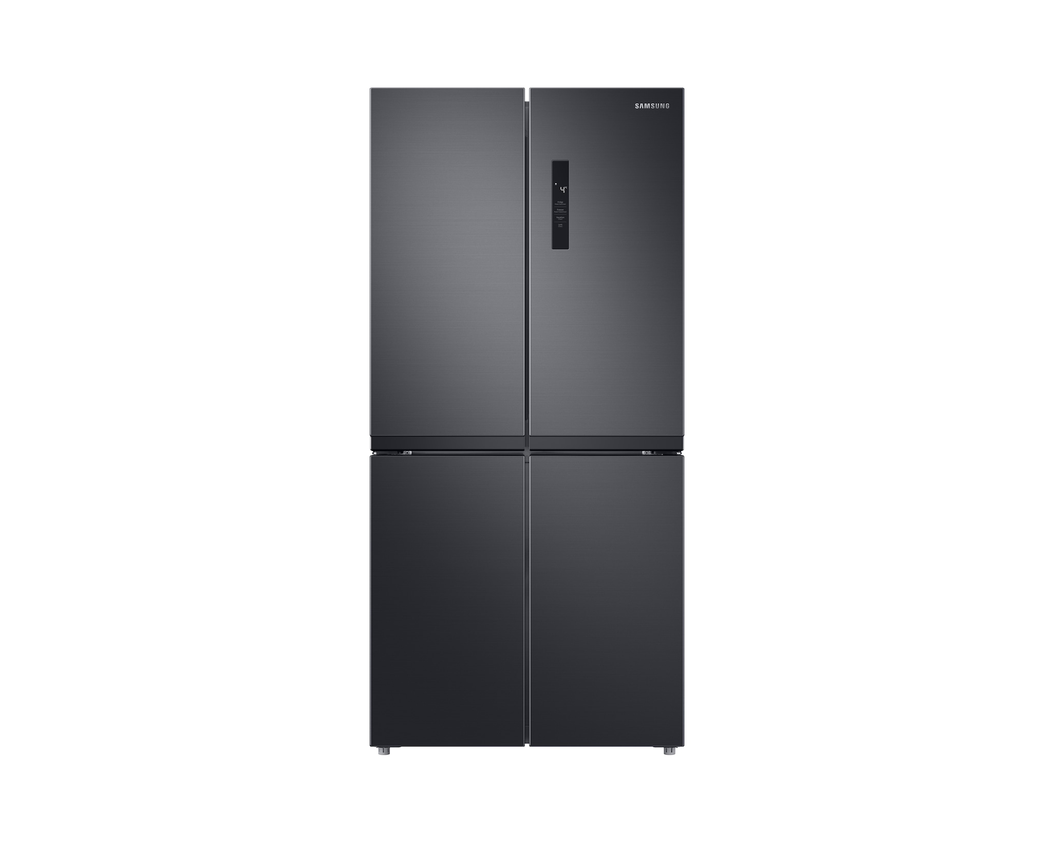 Samsung 511L French Door Refrigerator RF48A4000B4,  Twin Cooling Plus™, Digital Inverter Compressor, Power Cool - Gentle Matt Black