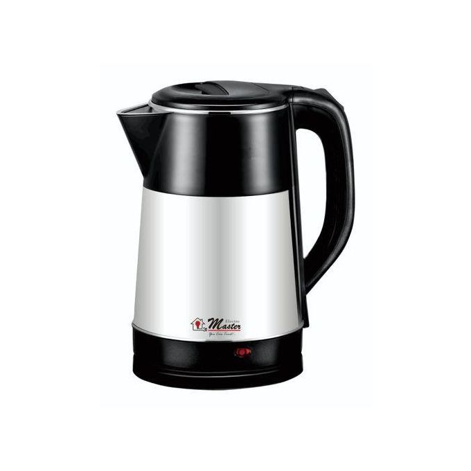 Electro Master 2.4 Liters Fast Electric Kettle For Boiling Water Tea Boiler -Silver