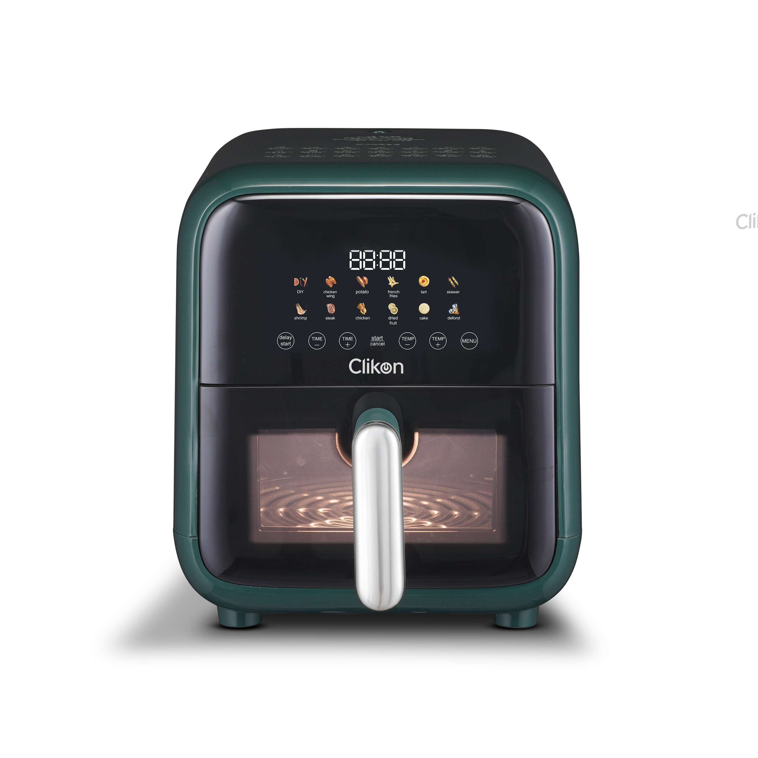 Clikon 7.5L Digital Airchef Air Fryer - 1800W, LED Colour Display Viewing Window - CK371