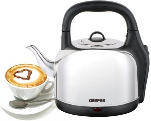 Geepas GK38025 Stainless Steel Electric Kettle, 4.2L - Silver