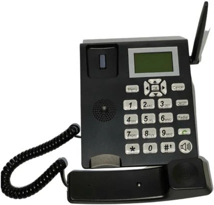 SQ Mobile SQ LS-820 Dual Sim Gsm Wireless Landline Desktop Phone - Black