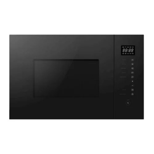 Newmatic 28L Built-in Microwave w/ Grill Function, 28EPS, 900W, Food Grade 304 Stainless Steel Cavity, Sensor Touch Control - Black.