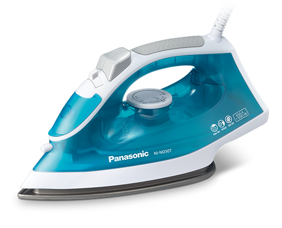 Panasonic Steam Iron, NI-M250TGTH, 1550W, Spray, Vertical 75g Power Shot - Green