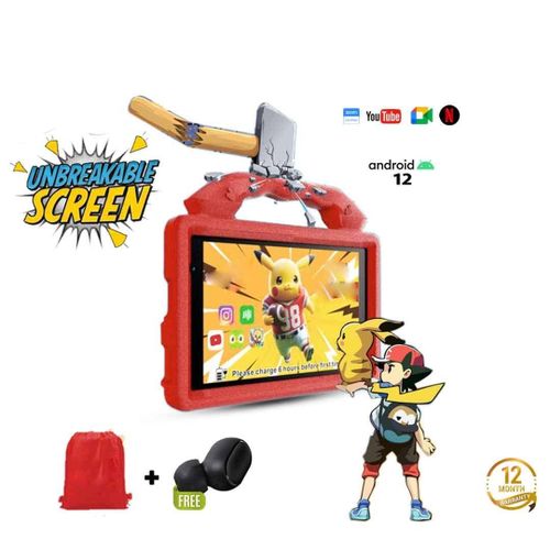 Bebe-Tab B88 Master 6GB RAM 256GB ROM Dual SIM 5G Ultimate Learning Android 12 Tablet for Kids- Multicolor