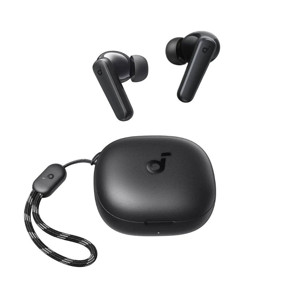 Anker Soundcore R50i True Wireless in-Ear Earbuds, TWS with 30H+ Playtime, Clear Calls & High Bass, IPX5-Water Resistant, Soundcore Connect App with 22 Preset EQs, Quick Connectivity, Black Color