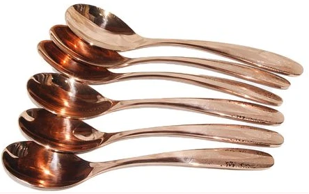 Table Spoons, 6pcs - Copper