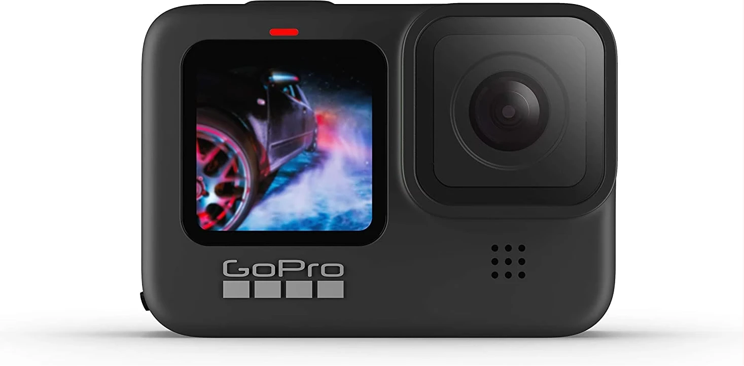 GoPro HERO9 Black - Waterproof Action Camera with Front LCD and Touch Rear Screens, 5K Ultra HD Video, 20MP Photos, 1080p Live Streaming, Webcam, Stabilization