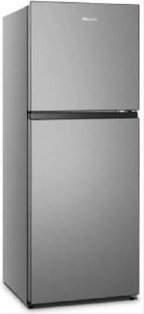 Hisense 222 - Litres Fridge RT222N4CGN; Double Door Top Mount Freezer Frost Free Refrigerator - Silver (3YRs WRTY)
