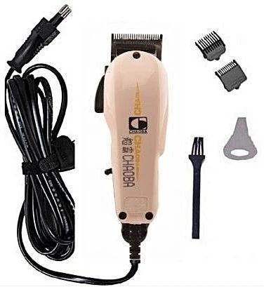 Chaoba Super Professional Electric Shaving Hair Clipper Set-Cream